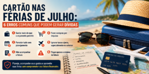 Cartão nas férias de julho: 6 erros comuns que podem gerar dívidas