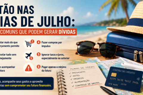 Cartão nas férias de julho: 6 erros comuns que podem gerar dívidas